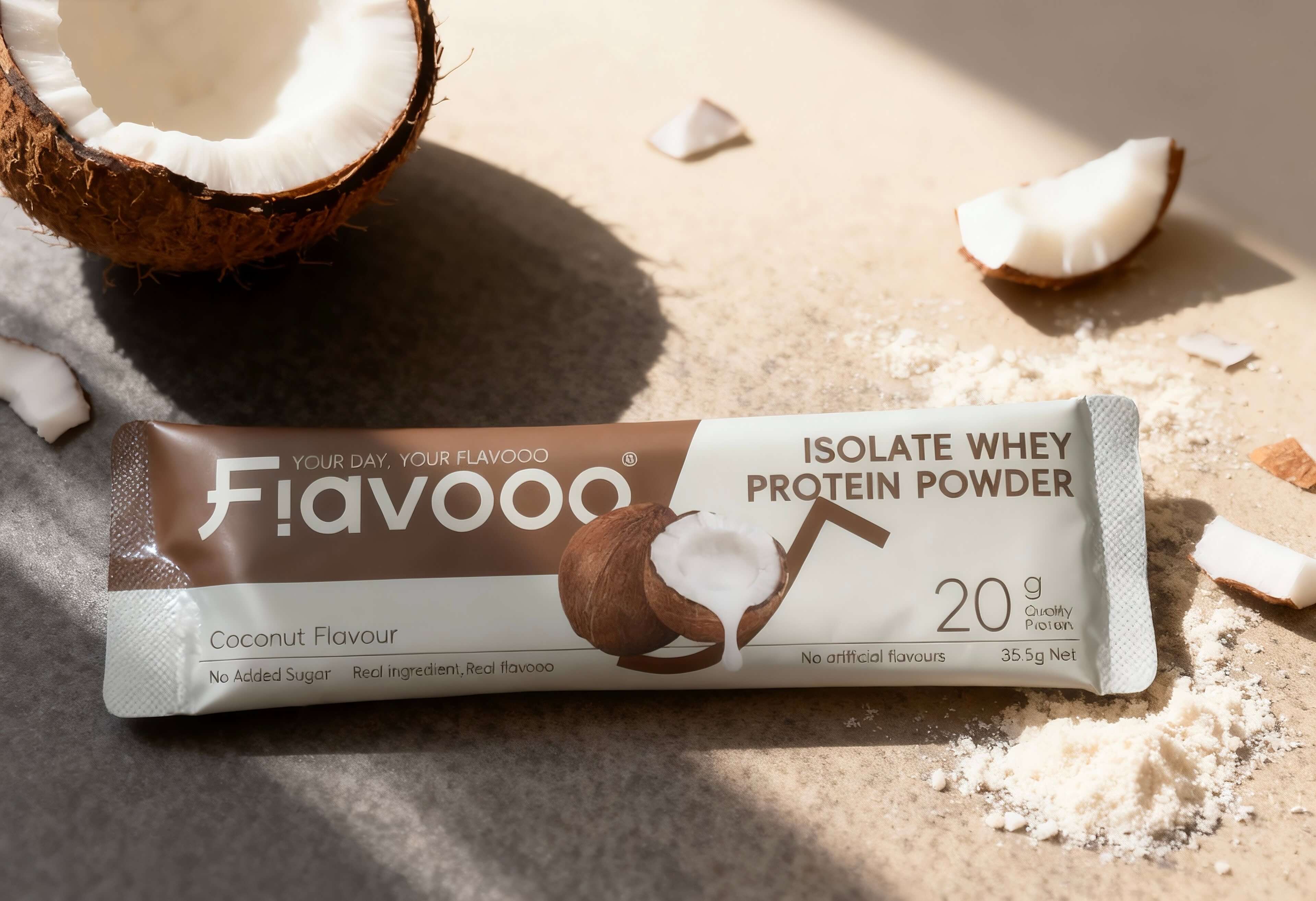 Coconut Protein - Creamy coconut flavor protein powder made in New Zealand